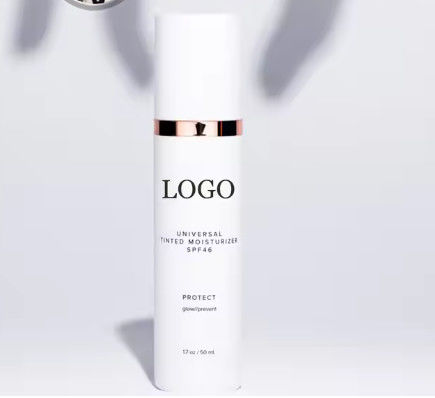 OEM / ODM Wholesale Label Best Selling 50ML Face and Body Makeup Sunscreen Universal Tinted Moisturizer SPF 46 Sunscreen Lotion