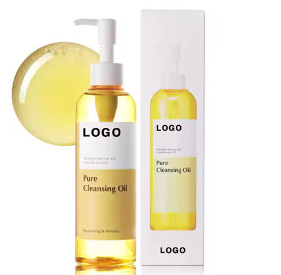 OEM / ODM Label Pure Cleansing Oil Makeup Remover Oil Facial Cleansing Oil Reduce Blackhead Nourishing and Refresh for All Skin