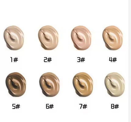 OEM / ODM Wholesale No logo 8 Colors Makeup Private Label Liquid Foundation Full Coverage Foundation Wholesales