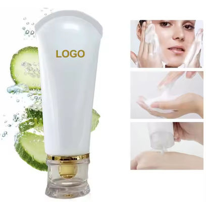 Private Label Makeup Organic Face Cleansing Gel Cream Vitamin C Amino Acids Natural Facial Cleanser