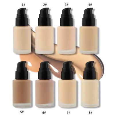Wholesale No Logo 8 Colors Makeup Private Label Liquid Foundation Full Coverage Foundation Wholesales