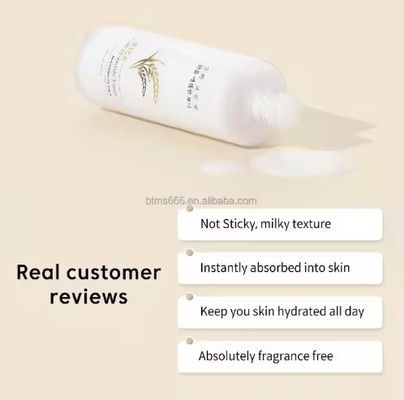 Organic Rice Facial Skin Toner Korean Private Label Wholesaler Face Moisturizer Water Rice Pure Essential Toner
