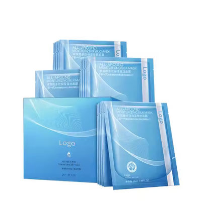 OEM / ODM Private Label Logo Skin Care Beauty Facial Masks Hyaluronic Acid Hydrating Silk Korean Face Sheet Mask