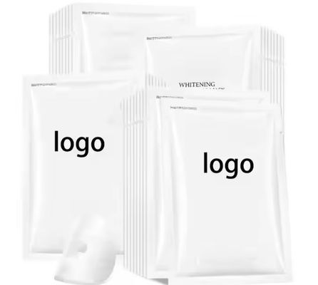 OEM / ODM Natural Herbal Collagen Facial Mask Sheet Vegan Rose Water Face Mask Sheet Soothing Moisturizing and Brightening