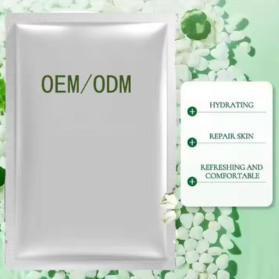 OEM / ODM Natural Herbal Collagen Facial Mask Sheet Vegan Rose Water Face Mask Sheet Soothing Moisturizing and Brightening