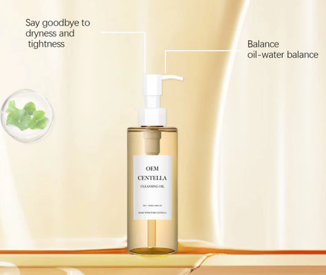 OEM / ODM Private Label Centella Cleansing Oil Gentle Make up Remover Oil Deep Cleanser for Face Skin