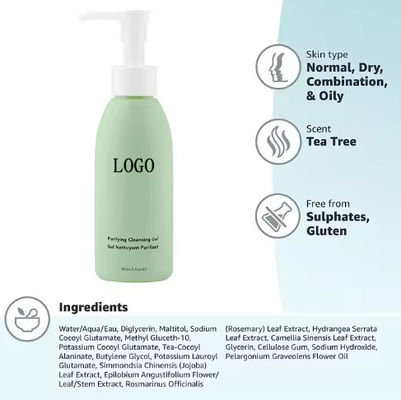 OEM / ODM Beauty Clear Skin Care Make up Deep Organic Enzyme Facial Cleansing Powder Private Label Pore Cleanser Face Wash Black White