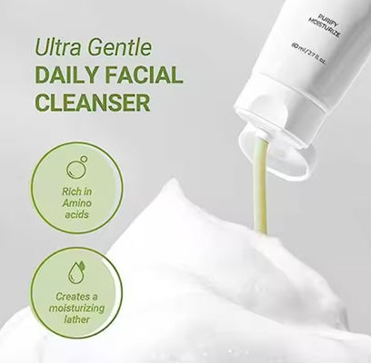 OEM / ODM Private Label Customization Anti Acne Moisturizing Gentle Scent-free Natural Face Cleanser