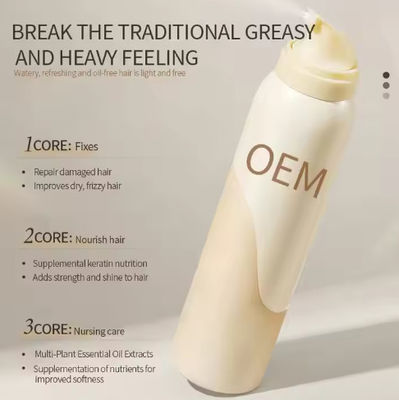 OEM / ODM Customized Hair Care Perfume Scented Oil Hair Oil Spray Moisturizing Shine Dry Curly Hair Smooth Feature Ingredients Coconut Oil