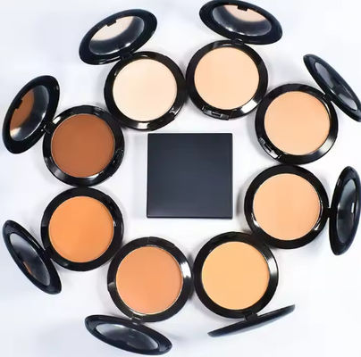 OEM / ODM Natural Compact Powder Private Label OEM Face Powder Compact Makeup Foundation Powder