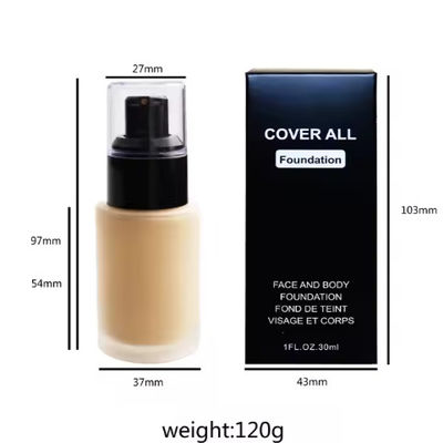 OEM / ODM Wholesale Long Lasting Hydrate Makeup Foundation High Quality Perfecting Coverage Cosmetics Original Foundation No Logo