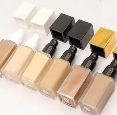 OEM / ODM Wholesale Vegan Full Coverage Private Label Liquid Foundation Makeup Waterproof and Matte for All Skin
