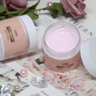 Soins de la peau coréens personnalisés Crème hydratante pour le visage Étiquette privée Rose éclaircissant naturel Crème de rose biologique blanchissant le visage