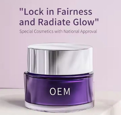Face Whitening Cream Beauty Cosmetics Custom Natural Skin Lightening Facial Moisturizer Cream For Black Skin Face