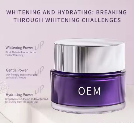 Face Whitening Cream Beauty Cosmetics Custom Natural Skin Lightening Facial Moisturizer Cream For Black Skin Face