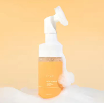 Custom Turmeric Facial Cleanser Foam Gentle Kojic Acid Refreshing Oil Control Cleansing Mousse Turmeric Face Wash