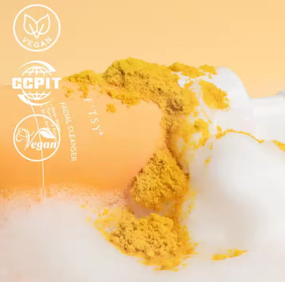 OEM / ODM Özel Zerdeçal Yüz Temizleyici Köpük Hafif Kojic Asit Rahatlatıcı Yağ Kontrol Temizlik Mousse Zerdeçal Yüz Yıkama
