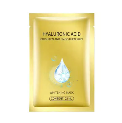 Private Label Custom Logo Moisturizing Hyaluronic Acid Whitening Face Masking Sheet Whitening Face Mask
