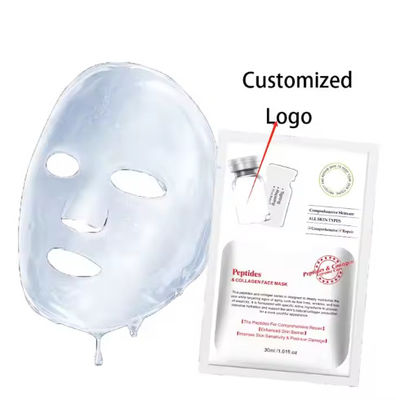 Custom Organic Beauty Skin Care Sheet Collagen Face Mask Repairing Moisturizing Facial Mask