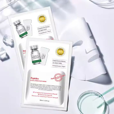 Custom Organic Beauty Skin Care Sheet Collagen Face Mask Repairing Moisturizing Facial Mask