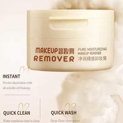OEM / ODM Private Label Delikatny Balsam do Demakijażu 100g / 3.5oz Kojąca Formuła Odżywcza dla Wszystkich Rodzajów Cery Balsam Oczyszczający z Olejkiem z Drzewa Herbacianego