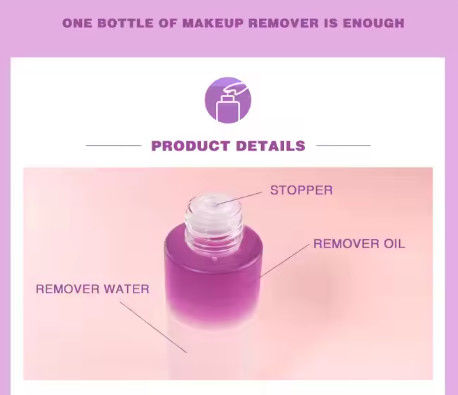 Professional China Cosmetics Factory Wholesale Mineral Face Makeup Remover Private Label Makeup Removing Water Beauty