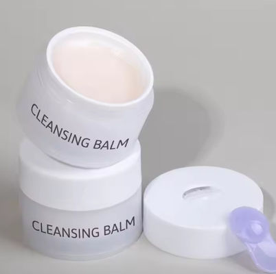 Label Pribadi Bergizi yang lembut Pembersih Wajah yang mendalam Removable Cleansing Balm With Spoon Balm Penghilang Makeup Wajah