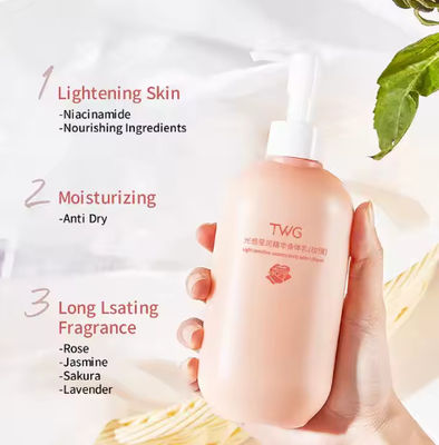 OEM / ODM Private Label OEM Custom Moisturizing Body Lotion Soothing Brightening Smoothing Skin Care Niacinamide Whitening Body Lotion