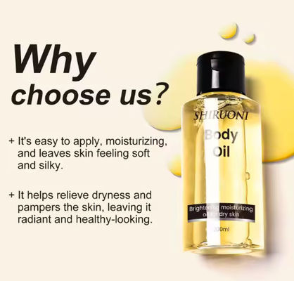 OEM / ODM Private Label Organic Vegan Sesame Oil Body Oil with Instant Sun Glow for Tanning Spray for Skin Care