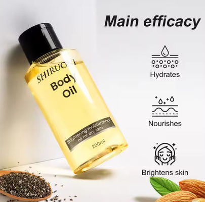 OEM / ODM Private Label Organic Vegan Sesame Oil Body Oil with Instant Sun Glow for Tanning Spray for Skin Care