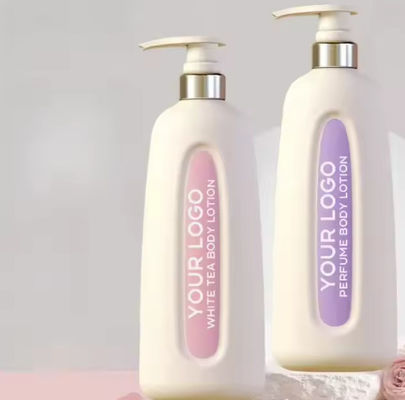 OEM / ODM New Best Body Lotion OEM Custom Brand Wholesale 500ML White Tea Flavor Natural Brightening Moisturizing Lotion