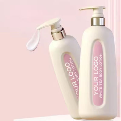OEM / ODM New Best Body Lotion OEM Custom Brand Wholesale 500ML White Tea Flavor Natural Brightening Moisturizing Lotion
