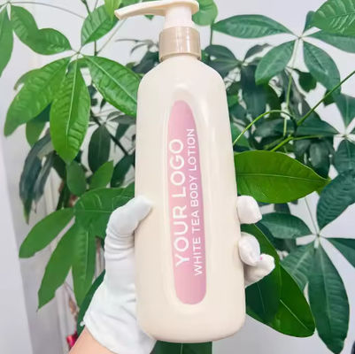 OEM / ODM New Best Body Lotion OEM Custom Brand Wholesale 500ML White Tea Flavor Natural Brightening Moisturizing Lotion