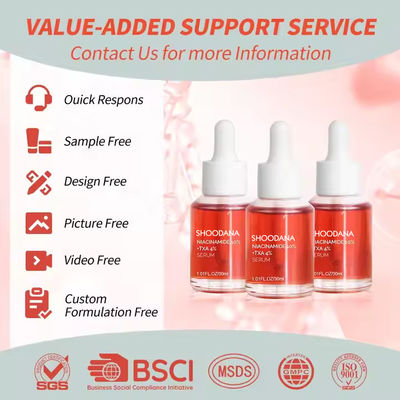 ODM / OEM Skin Care Facial Serum 10% Niacinamide & 4% Tranexamic Acid Liquid Corrector Remover for Dark Spots and Glowing Skin