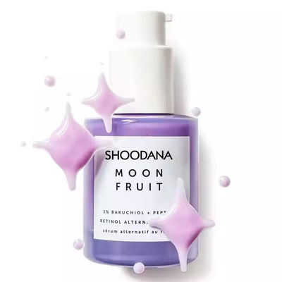 ODM / OEM Private Label Whitening Moisturizing Hydrating 1% Bakuchiol +Peptides Retinol Alternative Moon Fruit Face Serum