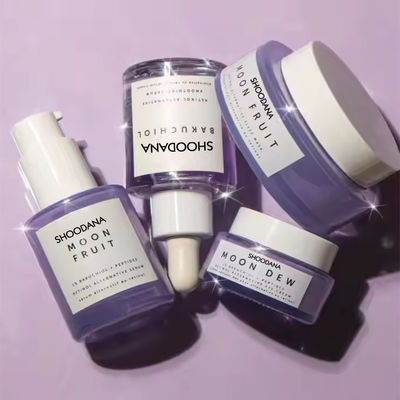 ODM / OEM Private Label Whitening Moisturizing Hydrating 1% Bakuchiol +Peptides Retinol Alternative Moon Fruit Face Serum