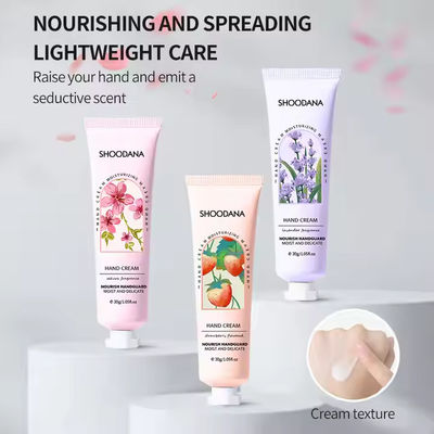 OEM / ODM Wholesale Custom Logo Fruit Plant Extracts Essential Oil Nourishing and Spreading Lightweight Care Hand Cream & Lotion