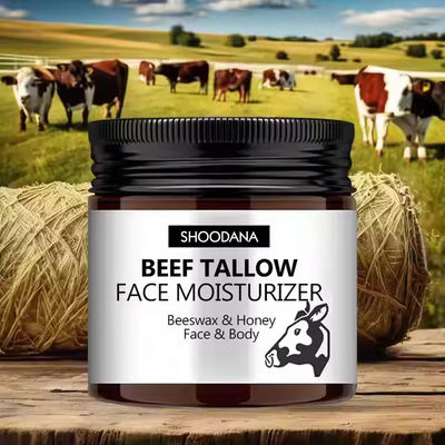 OEM / ODM Private Label Grass Fed Beauty Skin Care Products Beef Tallow and Honey Moisturizing Skincare Face Body Moisturizer Cream Balm