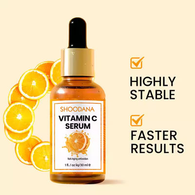 Private Label Brightening Makeup Primer Vitamin C Face Serum With Hyaluronic Acid Ferulic Acid And Vit E