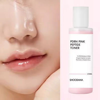 Korean Private Label Salom DNA Pdrn Niacinamide Peptide Pink Face Toner Anti Aging Skin Care Facial Milkly Toner Skincare