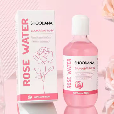 Private Label Damascus Rose Water Gentle Deep Hydrating Moisturizing Face Toner Skin Care Nourishing Rose Water Skin Toner