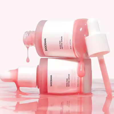 ODM / OEM Private Label PDRN Pink Peptide Serum Niacinamide Hydraat Bevochtigen Versterken ongelijke huidskleur Gezichtsserums Voor Donkere Vlekken