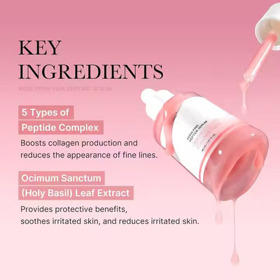 ODM / OEM Private Label PDRN Pink Peptide Serum Niacinamide Hydraat Bevochtigen Versterken ongelijke huidskleur Gezichtsserums Voor Donkere Vlekken