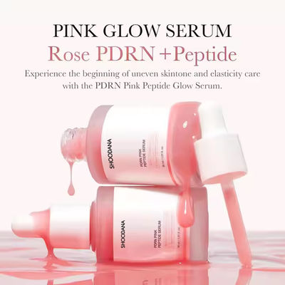 ODM / OEM Private Label PDRN Pink Peptide Serum Niacinamide Hydraat Bevochtigen Versterken ongelijke huidskleur Gezichtsserums Voor Donkere Vlekken
