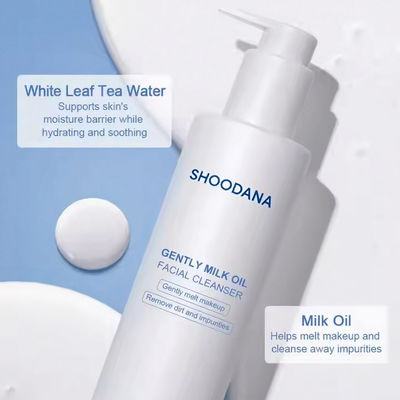 ODM / OEM Wholesale Face Care Stronger Skin Barrier Hydrated and Cleansing Purify Facial Cream Skin Milk Oil Cleanser for Makeup Remove