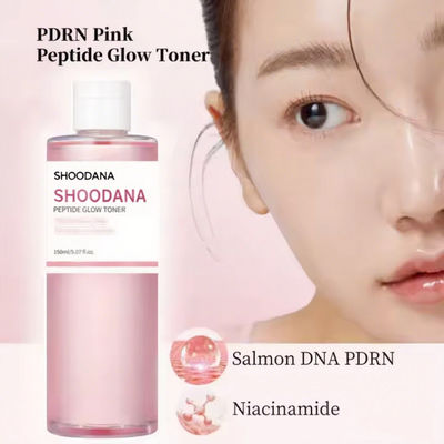 ODM / OEM Double Essence Korean Toner Hydrating Soothing for Irritated Skin PDRN Pink Salmon PDRN DNA Niacinamide Toner Korean Skin Care