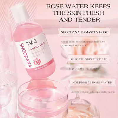 ODM / OEM Private Label Damascus Rose Water Gentle Deep Hydrating Moisturizing Face Toner Skin Care Nourishing Rose Water Skin Toner