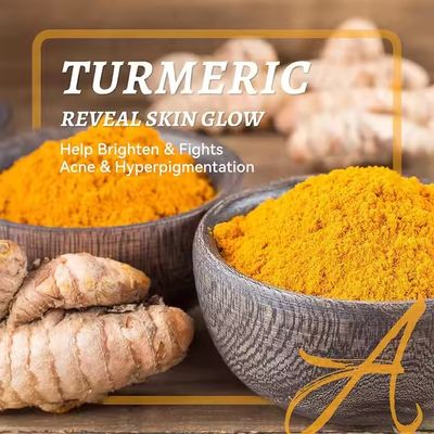 ODM / OEM Private Label Body Scrub Turmeric Scrub Vegan Turmeric Vitamin C Exfoliating Skin Whitening Brightening Turmeric Face Body Scrub