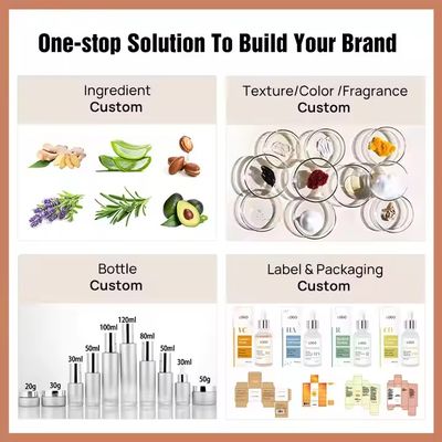 ODM / OEM Natural Organic Women Brightening Facial Cream Anti Pigment Black Spot Remover Face Whitening Beauty Night Cream