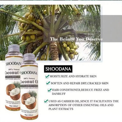 ODM / OEM Wholesale Skin Care Spa Salon Massage Body Oil Essential Oil Anti Wrinkle Aromatherapy Bulk Organic Pure Virgin Coconut Oil